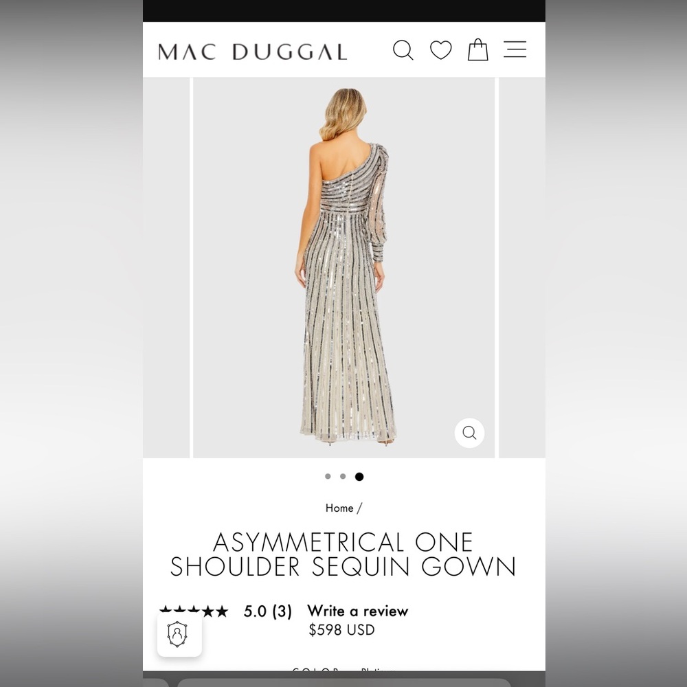 Mac Duggal Evening Gown